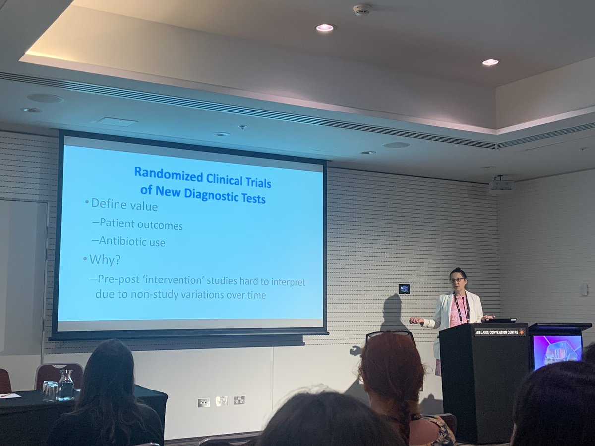 adm_stewart's tweet image. @micro_rp discussing why randomised clinical trials for new diagnostic tests is tricky #PathUpdate2024 @PathologyRCPA