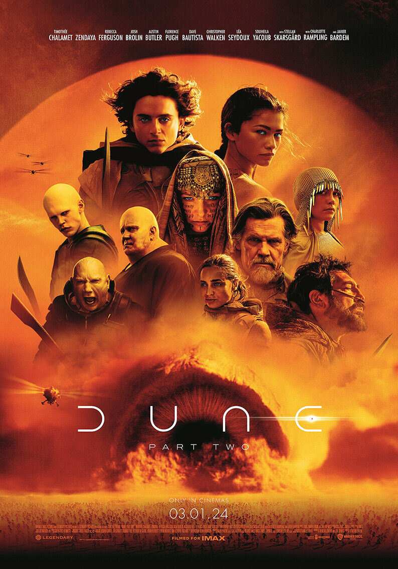 What a memorable #LeapYear2024 it was. Best way to end it? Watching one of the best, most visually stunning movies I've seen in years. Bravo, Denis Villeneuve! Go see #DunePart2!