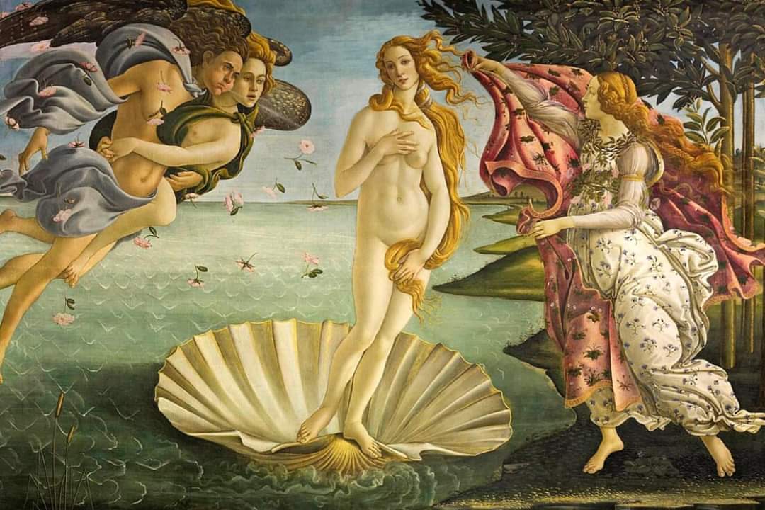 #SandroBotticelli 🌟
#1marzo 1444
#natioggi

'Nascita di Venere' - 1485
.