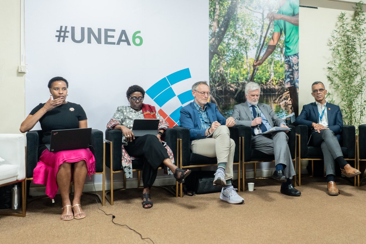 Happy to join a panel on building linkages from science to action. #UNEA6 I emphasized that our future depends upon the scientific community and how we put that science to action. #ForPeopleForPlanet