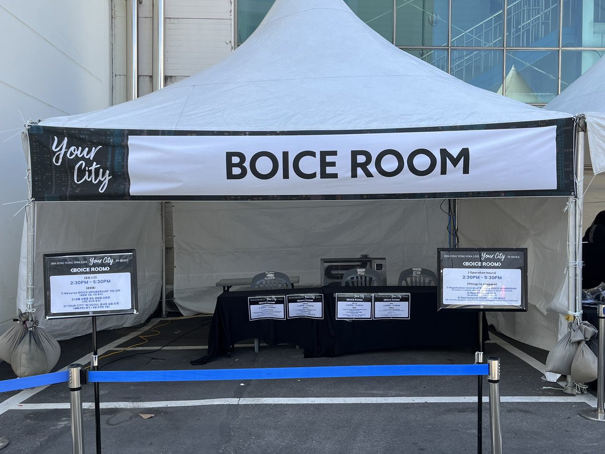 official_CNBLUE's tweet photo. [Notice] 2024 JUNG YONG HWA LIVE ‘YOUR CITY’ IN SEOUL <BOICE ROOM> 

<BOICE ROOM> 이벤트는 KBS 아레나 입구 맞은편 부스에서 진행됩니다! 준비 물품을 지참하신 후 방문해 주세요💙

⏰ 2:30PM ~5:30PM

#CNBLUE #씨엔블루 #정용화 #JUNGYONGHWA #YOUR_CITY https://t.co/KcN7iQVsNQ