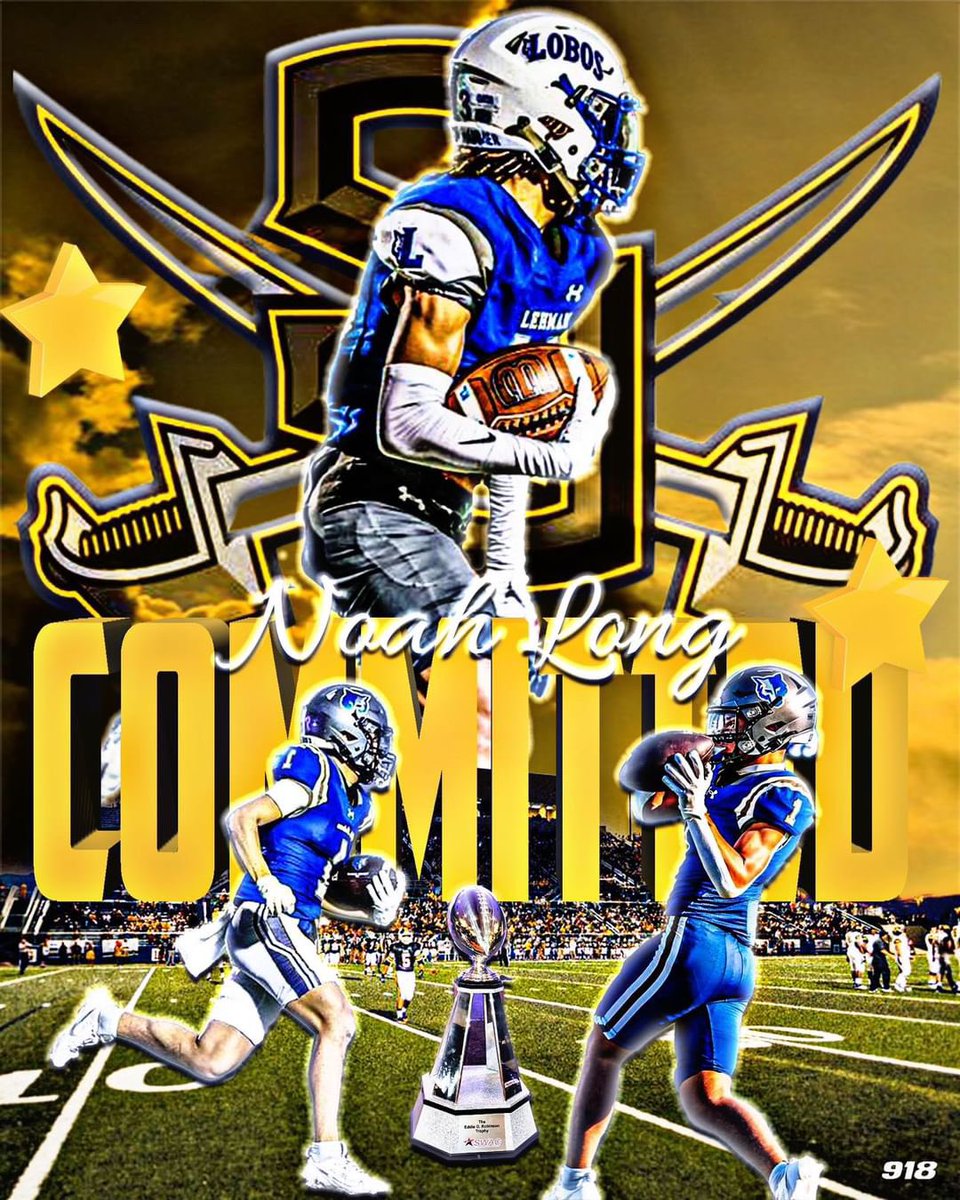 I’m so grateful to the coaches and administration at Southwestern University for the opportunity to continue my education and passion for playing football there this fall. So proud and honored to be a Pirate!