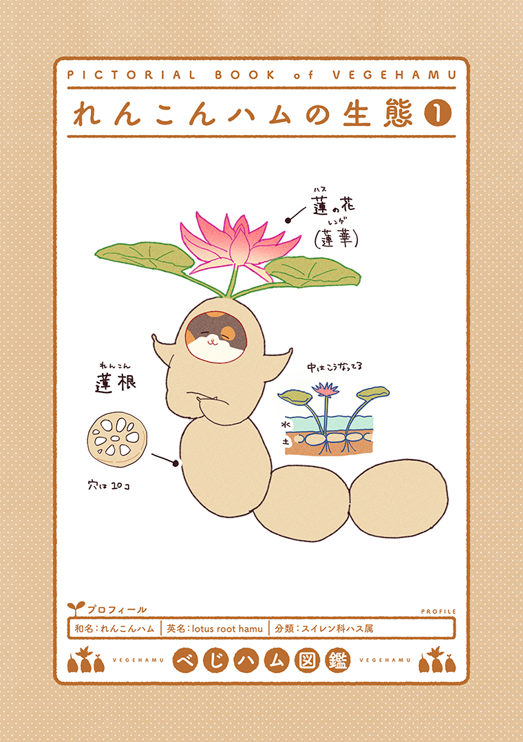 れんこんハムさんはべじハム史上斬新なキャラデザな気がします(個人的にもお気に入りです) 