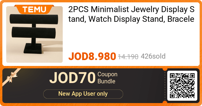 sama_328's tweet photo. 2PCS Minimalist Jewelry Display Stand, Watch Display Stand, Bracelet Jewelry Rack
👉 -36% off discount+EXTRA 30% OFF❤️
🎉 Coupon price[JOD8.980] -36% off
👉 item link: https://t.co/5LyfiVd80e https://t.co/WusyTAKRvK