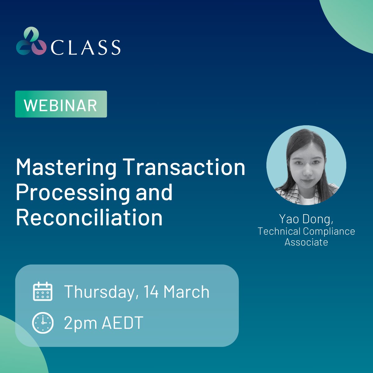 Ready for Step Two in our Lodgement webinar series? Join us for Transaction Processing and Reconciliation. Learn how to master ad-hoc transactions, custom holding accounts and more to streamline your #SMSF returns. bit.ly/3uy2D4v