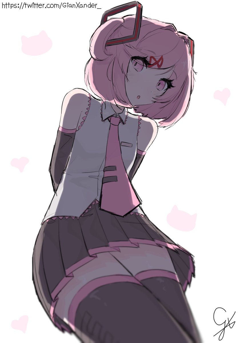 GianXander_'s tweet photo. NATSUNE MIKU!

#DDLC #DokiDokiLiteratureClub #ddlcnatsuki https://t.co/FprHtZbWug