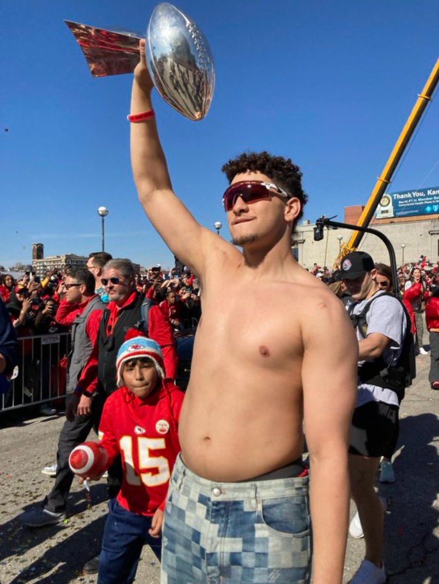 Make fun all you want @PatrickMahomes got a trophy...
