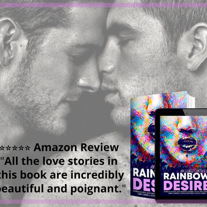 Book amzn.to/3ATp0jl Rainbow Desire is a celebration of life & love in its kaleidoscope of rainbow colors. #romance #RomanceNovel #lgbtqcommunity #lgbtqia #lgbtqpride #Saturday #gay #gayromance #MM #mmromance #loveislove #KindleUnlimited #Video #SaturdayMotivation