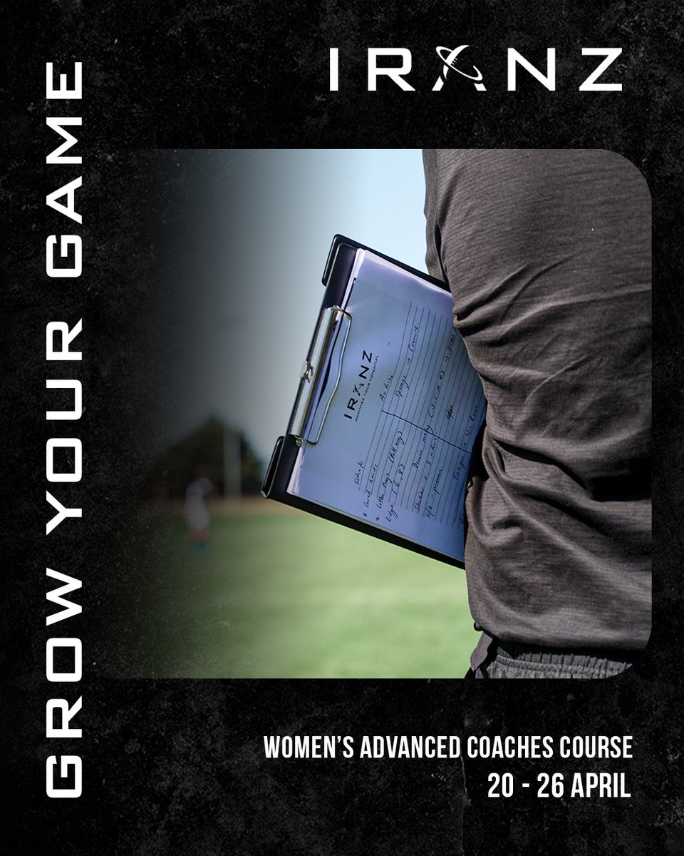 We don’t forget about the coaches. A 7 day residential course for men and women who coach (or are interested in coaching) women’s teams.
The International Rugby Academy of New Zealand is waiting for your registration at iranz.co.nz