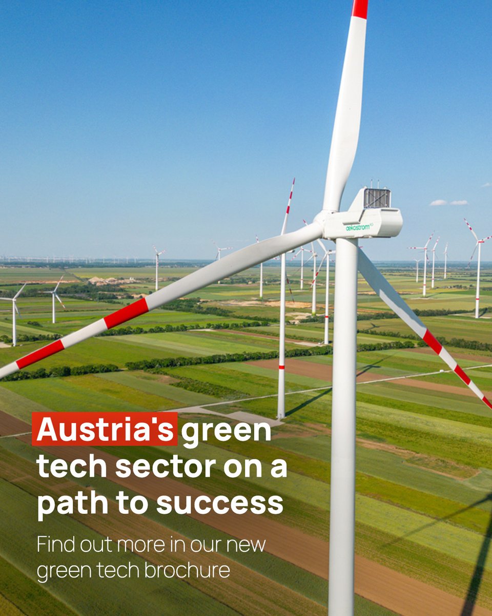 Together for a greener tomorrow! From waste management to circular economy solutions, Austria's green-tech sector leads the change towards a sustainable future. Ready to make a difference? Explore our green tech brochure for all the details: investinaustria.at/en/industries-…. #GreenTech