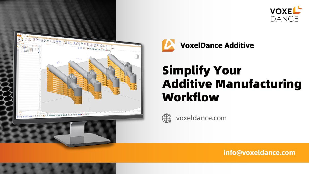 Unlock new possibilities with VoxelDance Additive - advanced 3D printing software.
✅Boost quality and efficiency with 6 integrated modules
✅optimize workflows with advanced algorithms. 
Learn more: voxeldance.com/voxeldance_add…

#additivemanufacturing