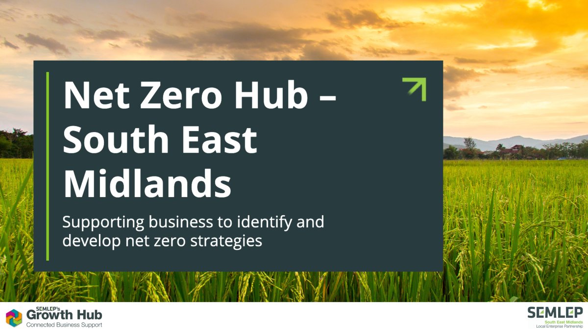 Discover #NetZero support across the South East Midlands 🌱 We’ve created the South East Midlands Net Zero Hub to help businesses identify the variety of local net zero support across the region. 🔗 Find out more here: lnkd.in/eA6dEhZU