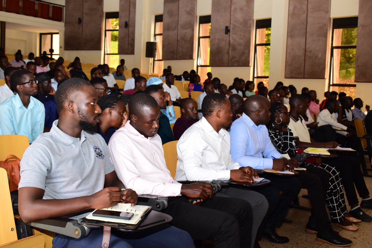 Our engineering faculty students are participating in the Pre-World Day Celebrations at Kyambogo University, where @EngAMuhwezi the President @UIPE_Uganda is the Chief Guest. The event's theme focuses on 'Engineering Solutions for a Sustainable World.'