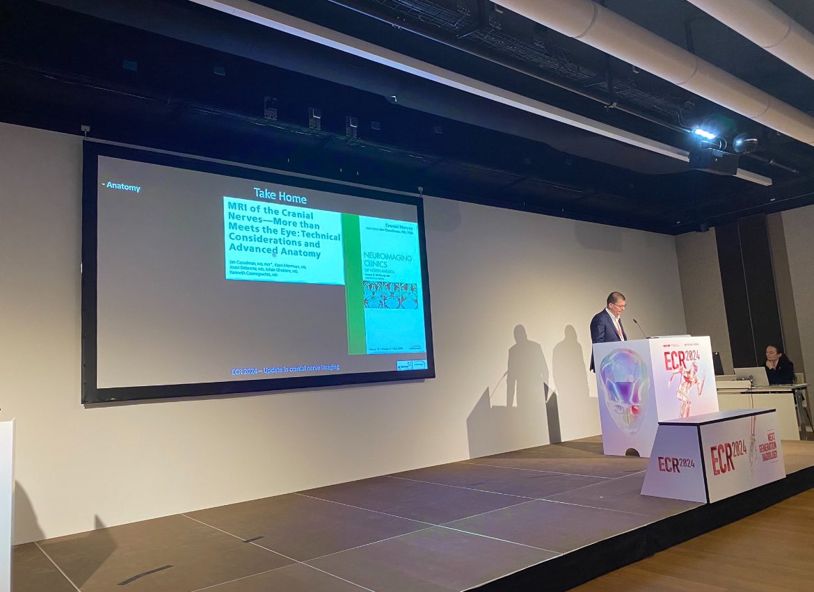 ESHNR (@eshnrsociety) on Twitter photo 🔊Full house at #ECR2024 Day 3 with <a href="/PTouska/">Phil Touska</a>, <a href="/davidefarinabs/">Ilritornodisupertopo</a> and Christoph Kenis lecturing on imaging of the skull base and cranial nerves.
☑️Outstanding lecture with great insights into the technical challenges and advances in the skull base.
<a href="/ASHNRSociety/">ASHNR</a> <a href="/YPekcevik/">Yeliz Pekçevik, MD</a> 🔊Full house at #ECR2024 Day 3 with <a href="/PTouska/">Phil Touska</a>, <a href="/davidefarinabs/">Ilritornodisupertopo</a> and Christoph Kenis lecturing on imaging of the skull base and cranial nerves.
☑️Outstanding lecture with great insights into the technical challenges and advances in the skull base.
<a href="/ASHNRSociety/">ASHNR</a> <a href="/YPekcevik/">Yeliz Pekçevik, MD</a>