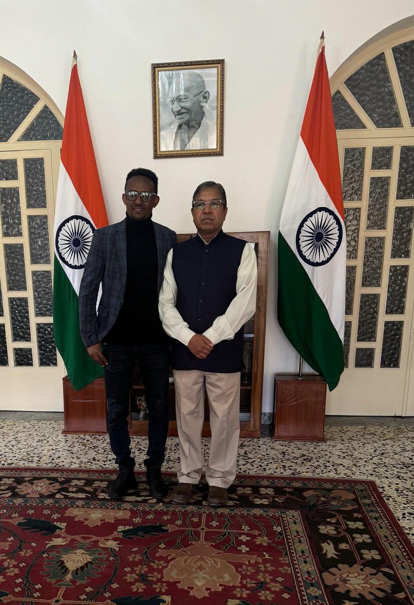 Ambassador Mr Prakash Chand met Mr Amanuel Haile and wished him all the best for his @ITECnetwork course on Nutrition Sensitive Agriculture for Addressing Global Malnutrition from 06-19 March 2024 at National Institute of Agricultural Extension Management, Hyderabad