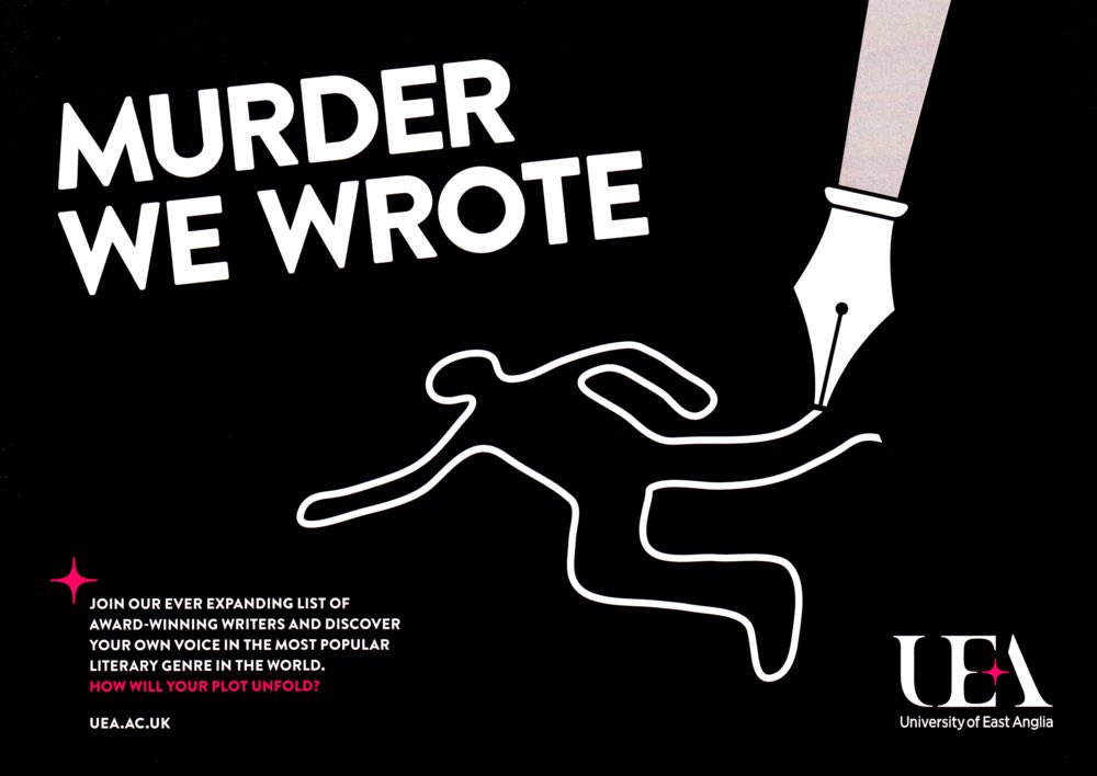 UEA's low-res Creative Writing MA in Crime Fiction is open to applications for Sept 24. Receive two years of developmental editing from internationally published authors & world-leading crime fiction scholars. Almost 2 dozen published graduates since 2017! uea.ac.uk/course/postgra…