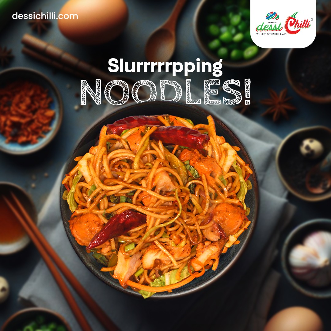 Twirl, slurp, repeat! 

Indulge in a bowl of timeless deliciousness with Dessi Chilli's  hakka noodles. 

#dessichillislg #TasteOfDessiChilli #EatWithLove #FlavourfulDelights #hakkanoodles #slurpitup