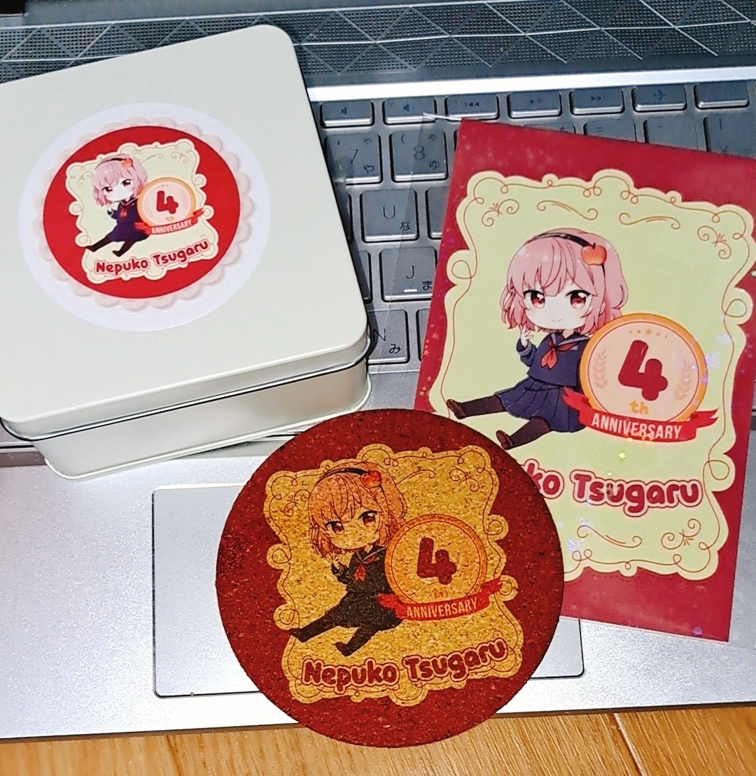 sakuradorikirby's tweet image. 都賀ねぷこさんのコラボクッキー缶が届きました
#VTuber湘南台SACHI菓子コラボ
#津軽ねぷこ