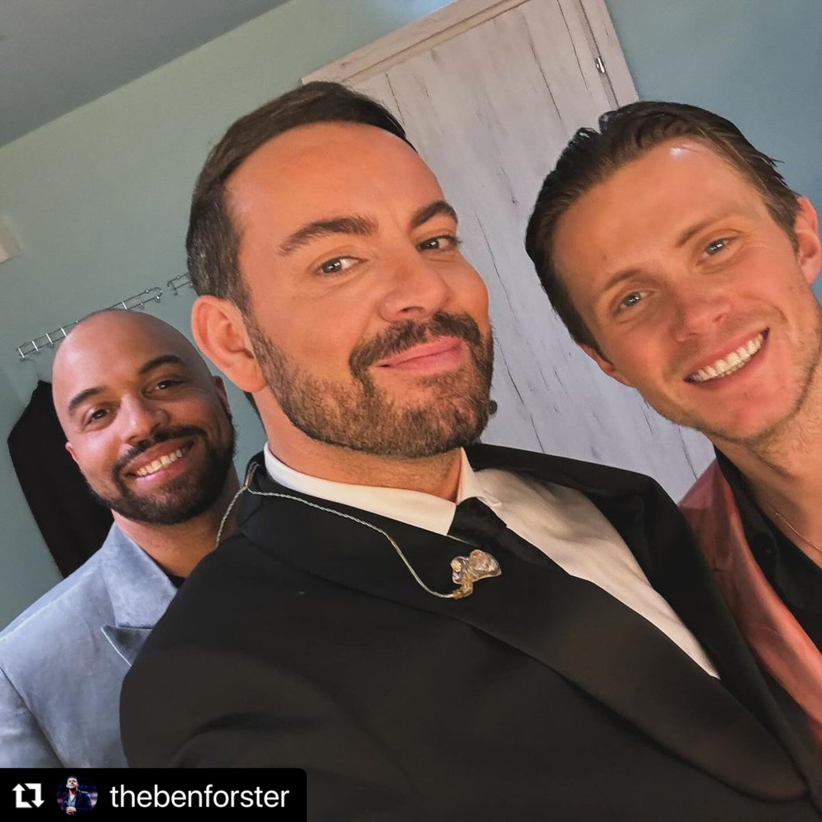 #Repost @thebenforster ・・・ From Ben’s IG: Photo drop of my great Christmas in Greece. I had such fun with this lot on and off stage . A really lovely time with @disney 100 . @thebenforster @adrianhansel @Laurensamuels88 @robhouchen @1RachelJohn