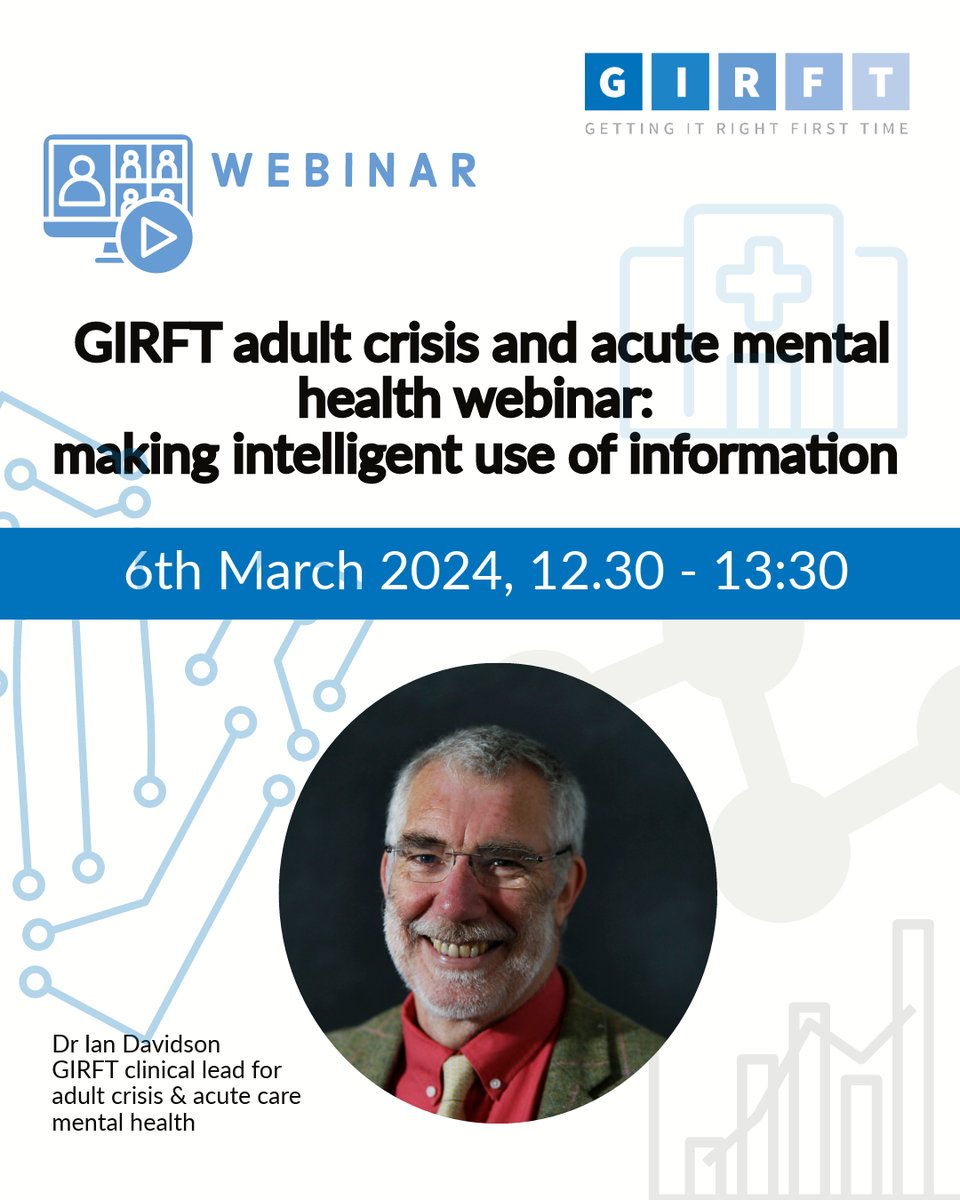 Working in adult mental healthcare? Are you making the best use of intelligence and data? Join our webinar on 🗓️6/3 to hear about @mpftnhs community mental health transformation journey ⏰ 12.30 – 1.30 pm Register here: 🔗 bit.ly/3OPwJao