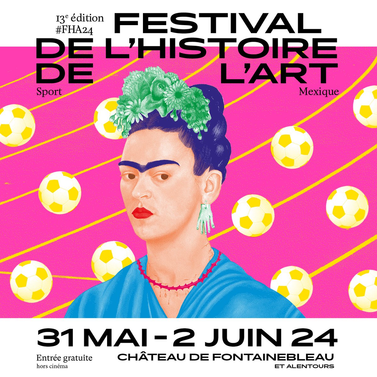 📅⌛️ Le #FHA24 c’est dans 3 mois !

Venez découvrir plus de 200 évènements gratuits et ouverts à tous autour du Mexique et du sport : conférences, débats, spectacles, films, visites guidées et activités enfants.

Plus d'informations sur 👉 festivaldelhistoiredelart.fr