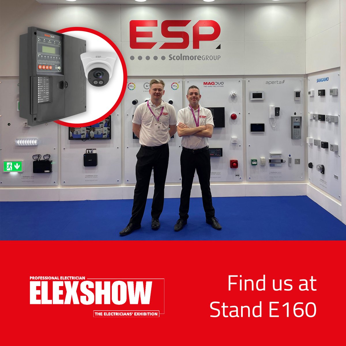 It's day 2 of Elex Ally Pally! Stand E160 to chat with the team ESP team about our fire safety and security solutions 🚨 #Elex #ElexShow #ElexAllyPally #ESP #ScolmoreGroup