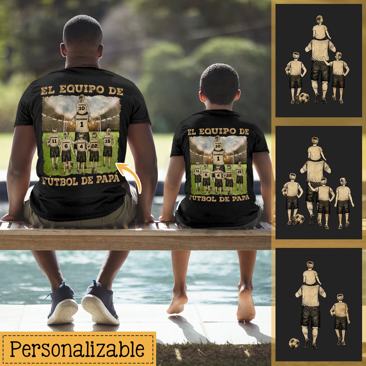 Regalos personalizados perfectos para tu adorable papá - Personalización en lugar añadido: ¡en la manga!
Ordenar ahora: amor1970s.com/I11VQHBFD
¡Compra 2 y disfruta de ENVÍO GRATIS! 
¡A partir del 28 de febrero!
#camisetaspersonalizadas #regalopersonalizado