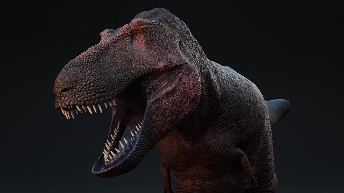 RexyMex_'s tweet image. Tyrannosaurus 3D render.