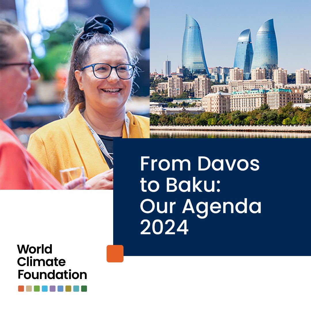 The World Climate Foundation is thrilled to unveil our 2024 agenda, setting the stage for a transformative year ahead! 🚀 Our 2024 journey began in Davos marking the first step on our global Roadmap leading up to #COP16 in Cali and #COP29 in Baku. As highlighted in the WEF’s…