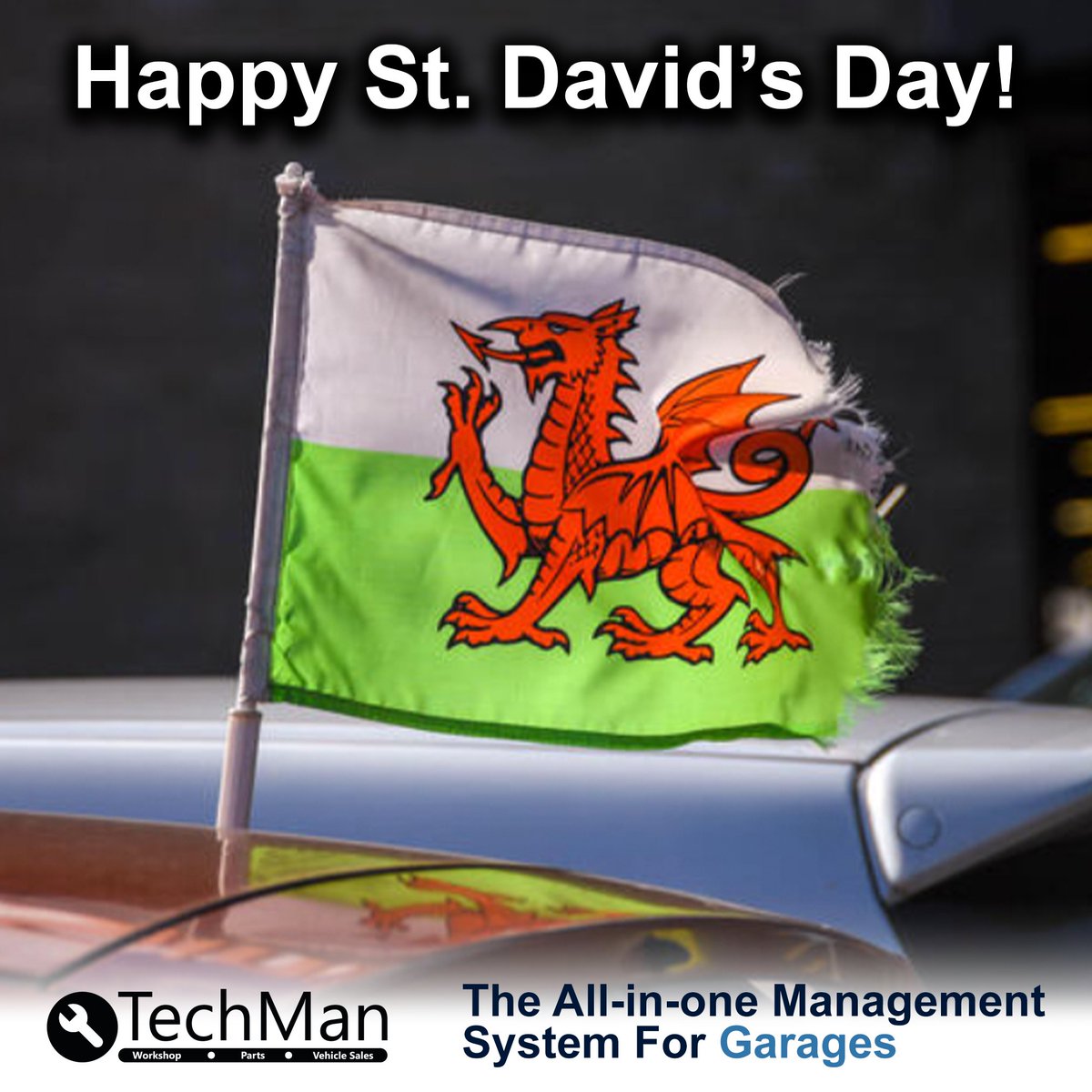 Happy St. David’s Day to all of our customers who are celebrating today 🏴󠁧󠁢󠁷󠁬󠁳󠁿

#TechMan #StDavidsDay