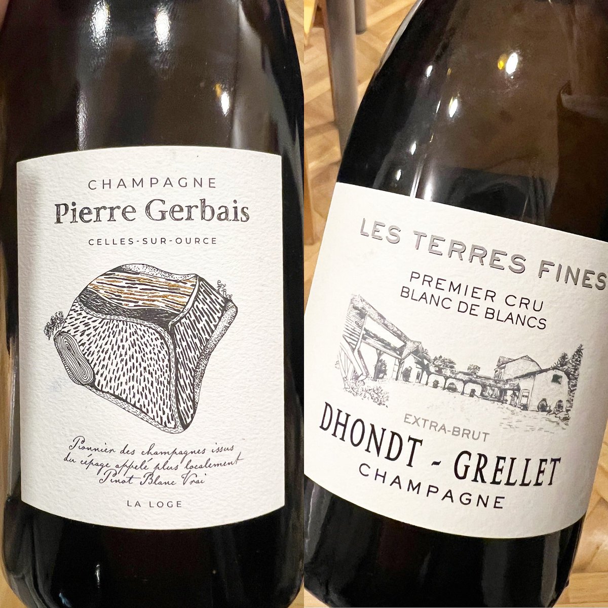 A couple of favs from #Champagne Festival in Warsaw. 
Gerbais’s La Loge is a 100% Pinot Blanc which was loved at a masterclass I was privileged to run with my friend <a href="/PolishSomm/">Piotr Pietras MS</a>. 

<a href="/BenoitMARGUET/">Champagne MARGUET</a> La Grande Ruelle + <a href="/BollingerUK/">Champagne Bollinger</a> Grande Année 2014 also 💯