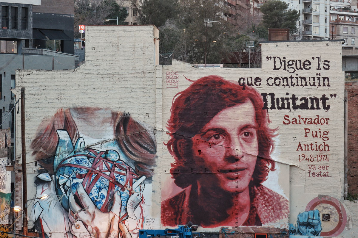 "Digue'ls que continuïn lluitant. Salvador Puig Antich. Va ser l'estat"
Demà farà 50 anys de l'assassinat de Salvador Puig Antich. 
Aquesta  intervenció no ha estat un encàrrec professional, sinó un més dels  actes que es fan des del moviment autònom,