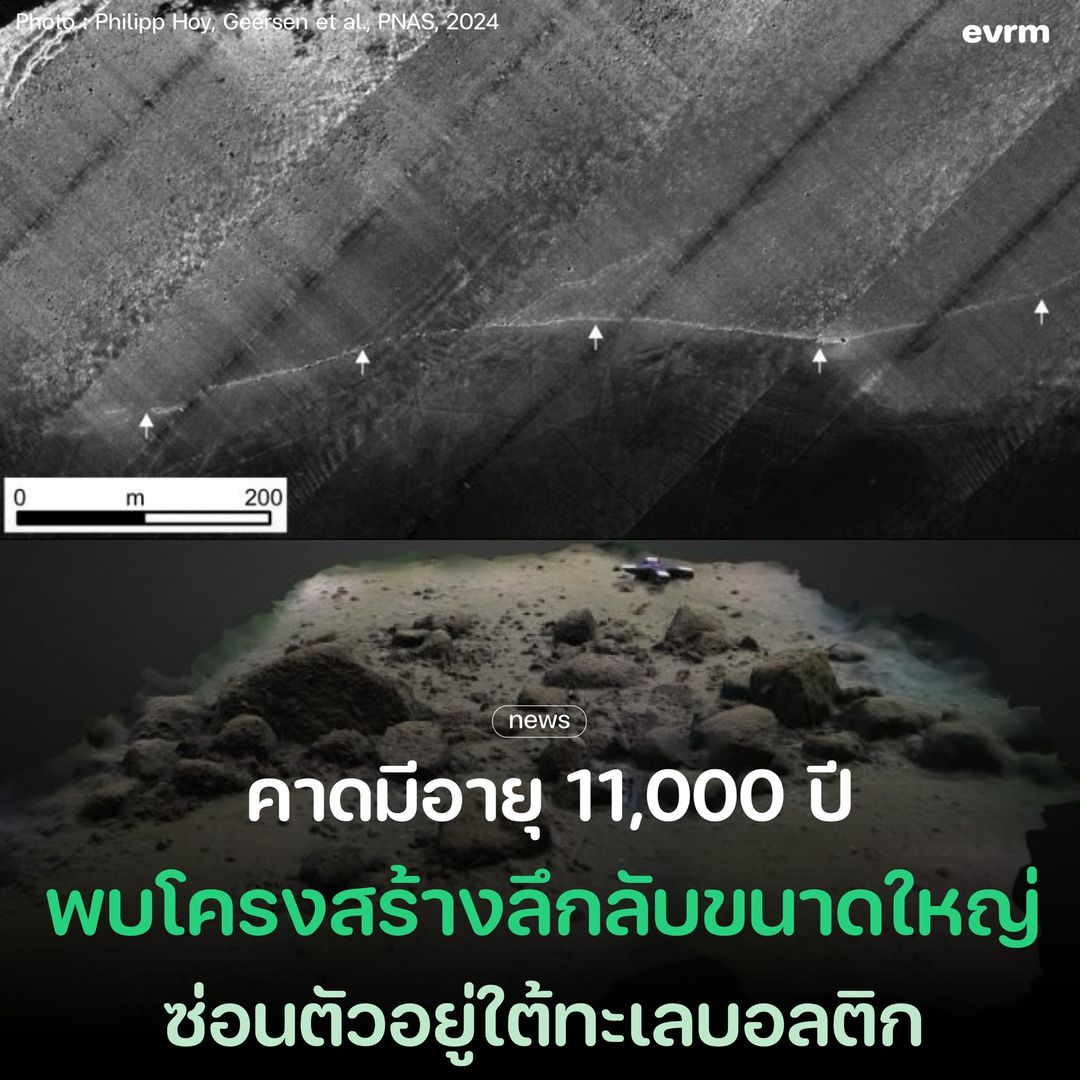 นักวิทยาศาสตร์พบโครงสร้างยักษ์ลึกลับซ่อนตัวอยู่ใต้ทะเลบอลติก คาดมีอายุประมาณหนึ่งหมื่นปี

ในปี 2021 Jacob Geersen นักธรณีฟิสิกส์จากสถาบัน Leibniz Institiute for Baltic Sea Research ในเมือง Warnemünde ของเยอรมนี…