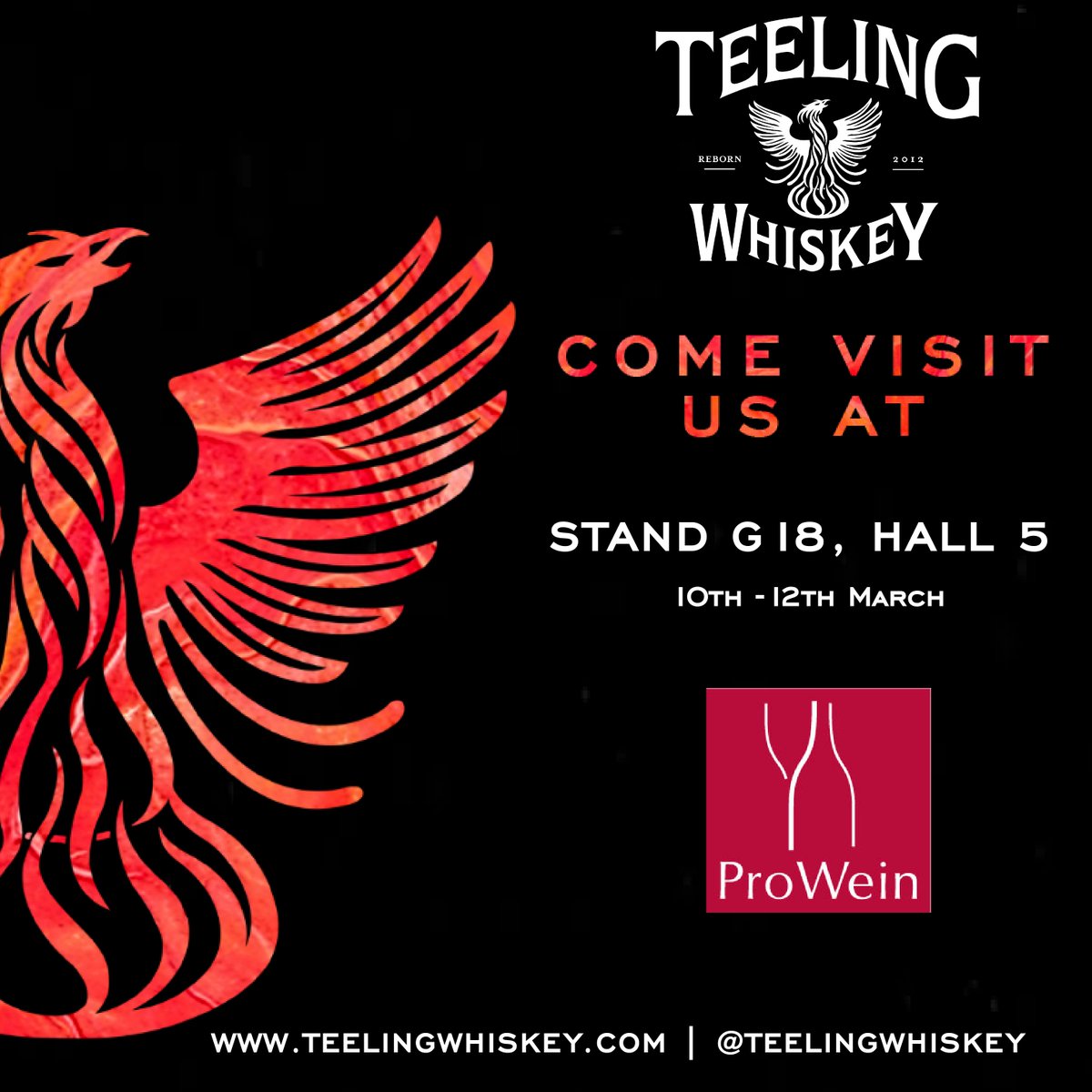 We are delighted to back at Prowein Messe this year! Come see us in Hall 5, stand G18 to chat through all things Teeling Whiskey, with a range of award-winning Dublin Distilled Whiskeys on show, along with some exciting new innovations coming in 2024! #TeelingWhiskey #Tradeshow