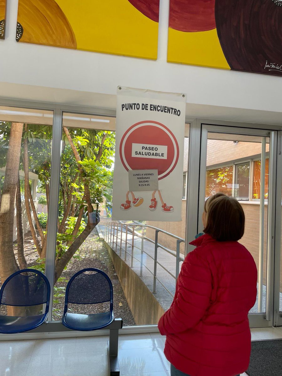 Quieres apuntarte a nuestros paseos saludables? 🚶🚶‍♀️ Solo tienes q estar en nuestro punto de encuentro a las 9,15h de lunes a viernes… pasear acompañado puede venirte bien y animarte a superar metas y objetivos saludables  ☺️