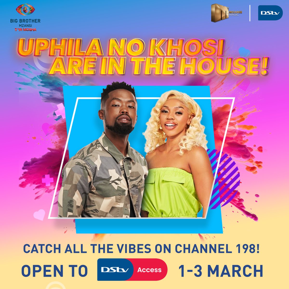 Big Brother Mzansi (@bbmzansi) on Twitter photo Si Phila is'taaaadaaaaaa 🎊.
<a href="/RealKhosiTwala/">Khosi Twala</a> and <a href="/PhilaMadlingozi/">🔥🇿🇦FREEPHILA🇿🇦🔥</a> are coming to live it up with your #BBMzansi faves as surprise celeb guests tomorrow.
How do you think the housemates will react?
Watch from anywhere on <a href="/DStv/">DStv</a> Stream 👇
tinyurl.com/5n6c9wxx
#SyaMosha. Si Phila is'taaaadaaaaaa 🎊.
<a href="/RealKhosiTwala/">Khosi Twala</a> and <a href="/PhilaMadlingozi/">🔥🇿🇦FREEPHILA🇿🇦🔥</a> are coming to live it up with your #BBMzansi faves as surprise celeb guests tomorrow.
How do you think the housemates will react?
Watch from anywhere on <a href="/DStv/">DStv</a> Stream 👇
tinyurl.com/5n6c9wxx
#SyaMosha.