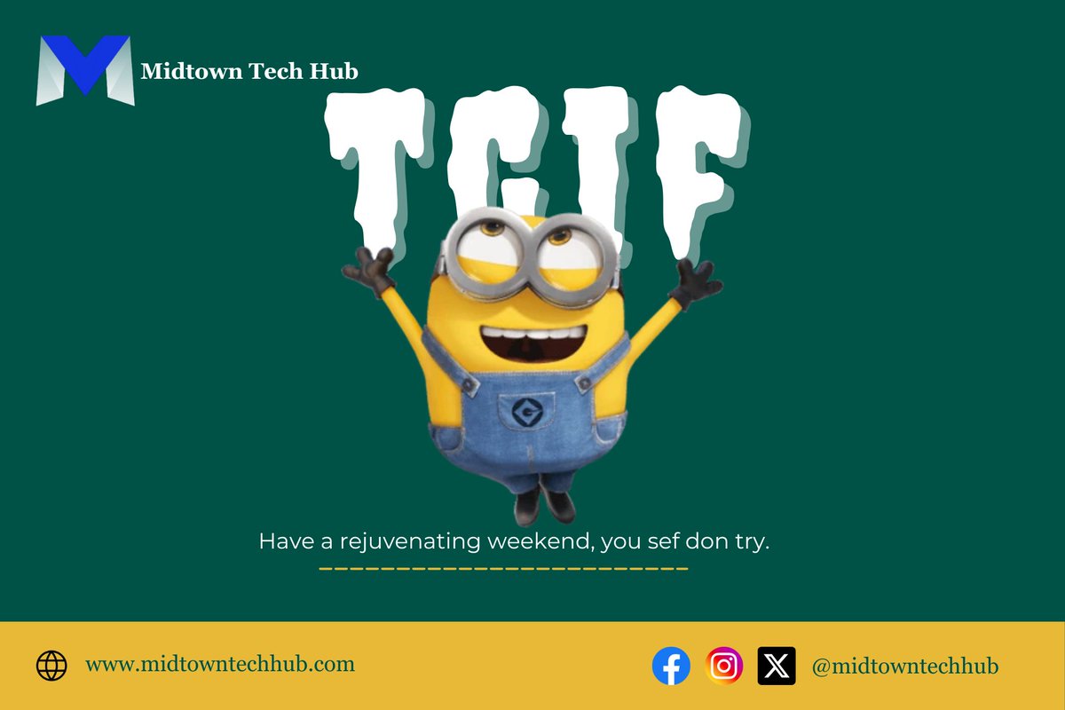 midtowntechhub's tweet image. New month, new vibes. Let&apos;s level up!!!!
#Midtowntechhub #TechEducation #NewMonth #TGIF #FreshStart #Goals
#Edostate #Innovationandcreativity