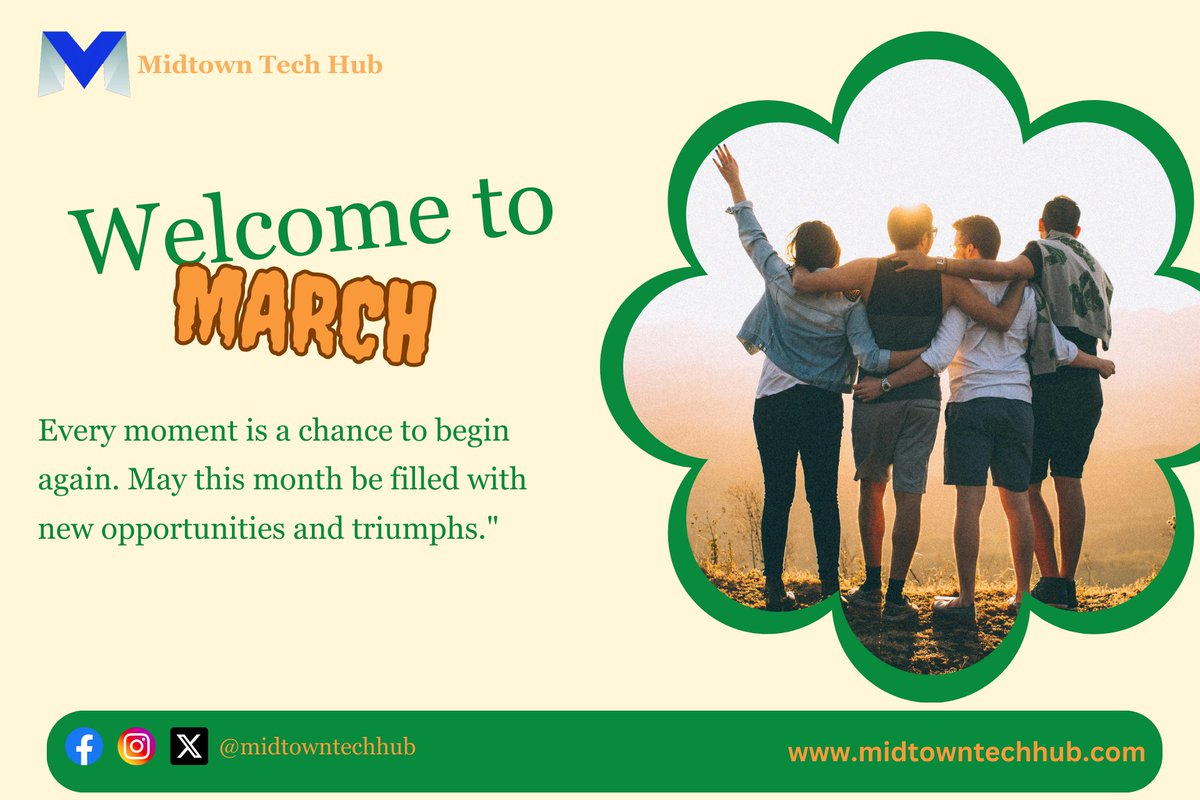 midtowntechhub's tweet image. New month, new vibes. Let&apos;s level up!!!!
#Midtowntechhub #TechEducation #NewMonth #TGIF #FreshStart #Goals
#Edostate #Innovationandcreativity