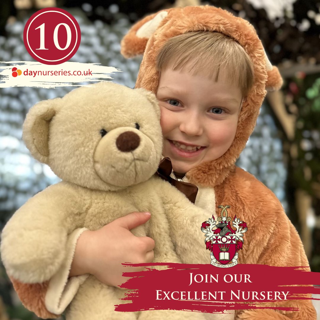 We are thrilled to announce that St Lawrence College Nursery has achieved a perfect 10/10 score on Daynurseries.co.uk. Join us at our upcoming Reception &amp; Nursery Open Morning on Wed 20th March. Visit rpb.li/MTgG or call 01843 808080.

#OpenMorning #DayNurseries