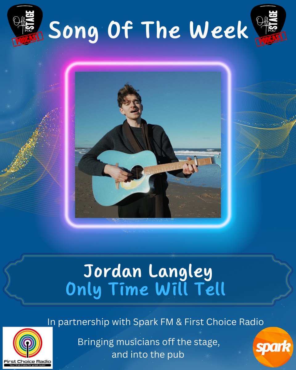 Our Song Of The Week goes to @jordanlangleymusic with their track 'Only Time Will Tell'. Absolutely fantastic song, please give it a listen! Partnered with: @spark_localmusic @DJMikeRyan #music #song #songoftheweek #musician #grassroots #podcast #offthestage #radio #guitar