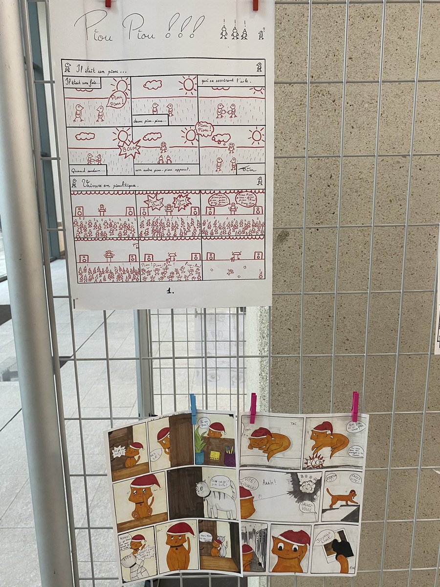 Découvrez les dessins de nos élèves proposés pour le concours de la BD scolaire <a href="/bdangouleme/">Festival d'Angoulême</a>