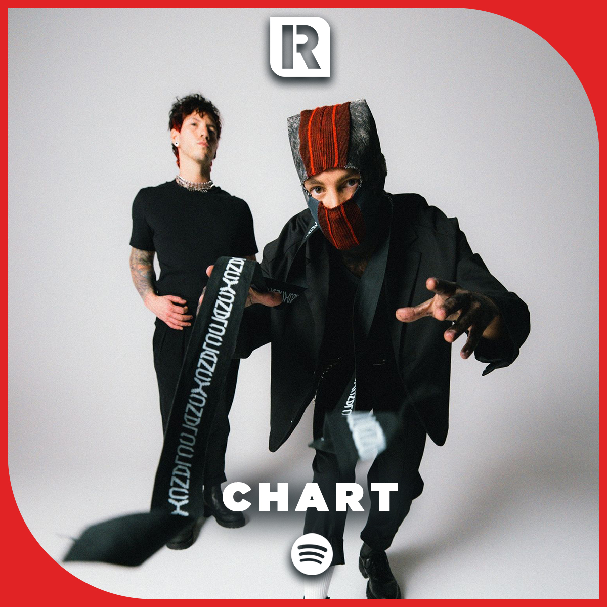 Rock Sound Chart Top 10

1. Twenty One Pilots - 'Overcompensate'
2. Knocked Loose - 'Blinding Faith'
3. Bad Omens & Poppy - 'V.A.N'
4. Linkin Park - 'Friendly Fire'
5. Bring Me The Horizon - 'Kool-Aid'
6. Sum 41 - 'Waiting On A Twist Of Fate'
7. iDKHOW - 'Downside'
8. Phem ft…