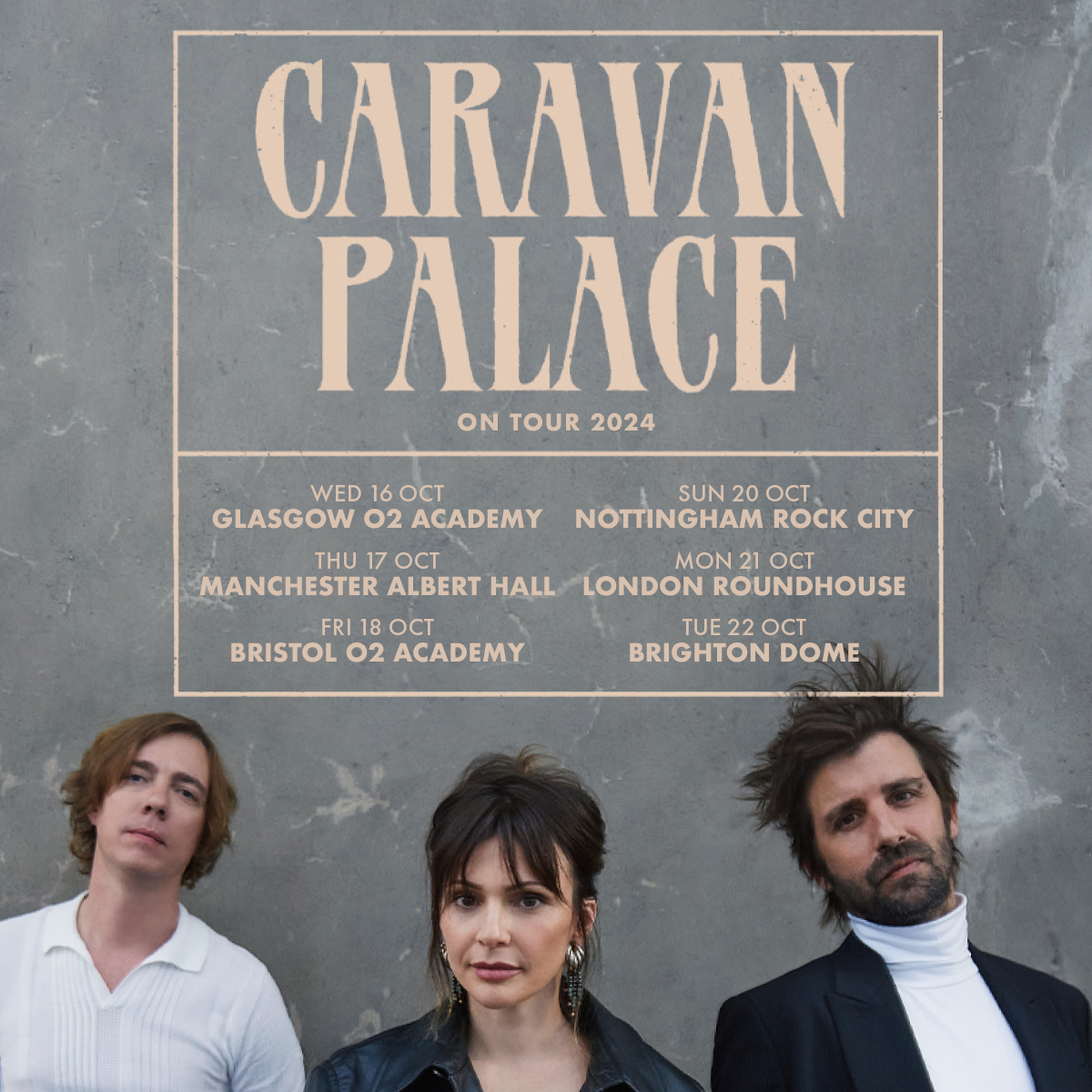 World renowned for its hybrid band-and-electronics set up, @caravanpalace are hitting the road in October! Tickets on sale now ⚡️ tix.to/CPAL