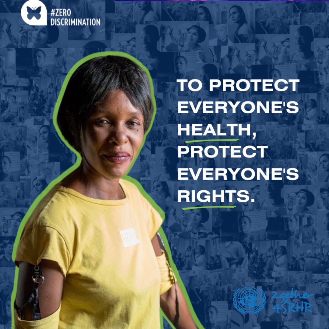 UNFPA East and Southern Africa (@unfpa_esaro) on Twitter photo On Zero Discrimination Day, 1 March, we celebrate the right of everyone to live a full and productive life—and live it with dignity. Discover tools and resources on the #SRHRKnowledgeHub bit.ly/SRHRhub
<a href="/UNAIDS_ESA/">UNAIDS Eastern & Southern Africa</a> <a href="/UNICEFAfrica/">UNICEF Africa</a> <a href="/CafeSRHR/">Regional SRHR Fund</a> <a href="/WHOAFRO/">WHO African Region</a> @EACpamoja4SRHR On Zero Discrimination Day, 1 March, we celebrate the right of everyone to live a full and productive life—and live it with dignity. Discover tools and resources on the #SRHRKnowledgeHub bit.ly/SRHRhub
<a href="/UNAIDS_ESA/">UNAIDS Eastern & Southern Africa</a> <a href="/UNICEFAfrica/">UNICEF Africa</a> <a href="/CafeSRHR/">Regional SRHR Fund</a> <a href="/WHOAFRO/">WHO African Region</a> @EACpamoja4SRHR