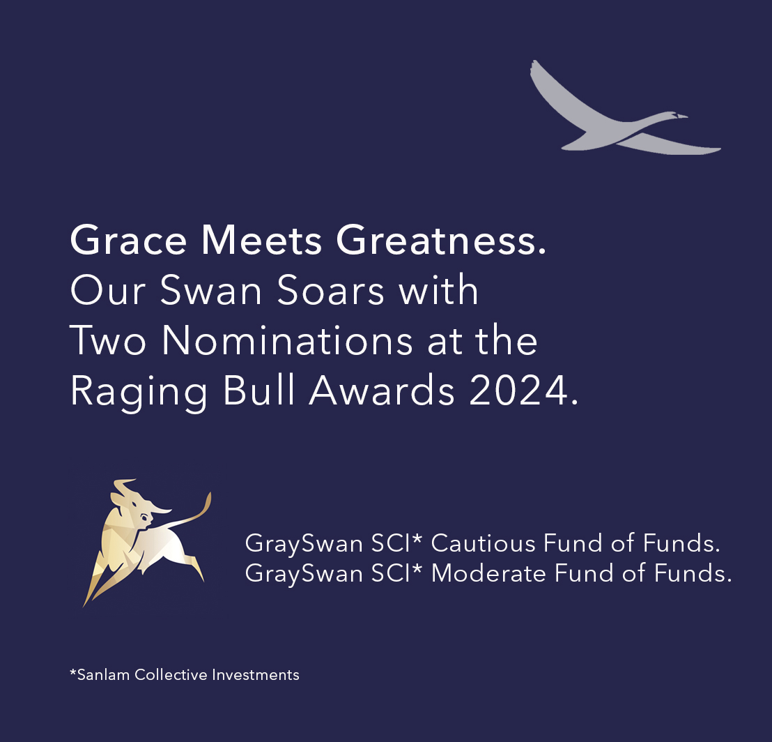 Exciting news from #GraySwan! We've been honoured with TWO nominations at the Raging Bull Awards – the 'Oscars of the Investment Industry'!
#RagingBullAwards
#InvestmentExcellence
#ProudMoment