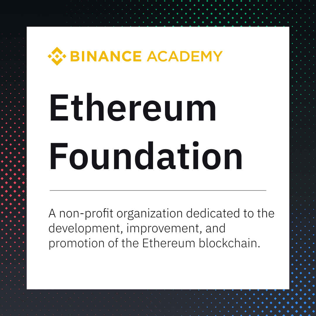 With a focus on research, community support, and advocacy, the Ethereum Foundation (<a href="/ethereum/">Ethereum.org</a>) plays a pivotal role in shaping the future of decentralized technology.

Learn about their mission and goals 👇
academy.binance.com/en/glossary/et…