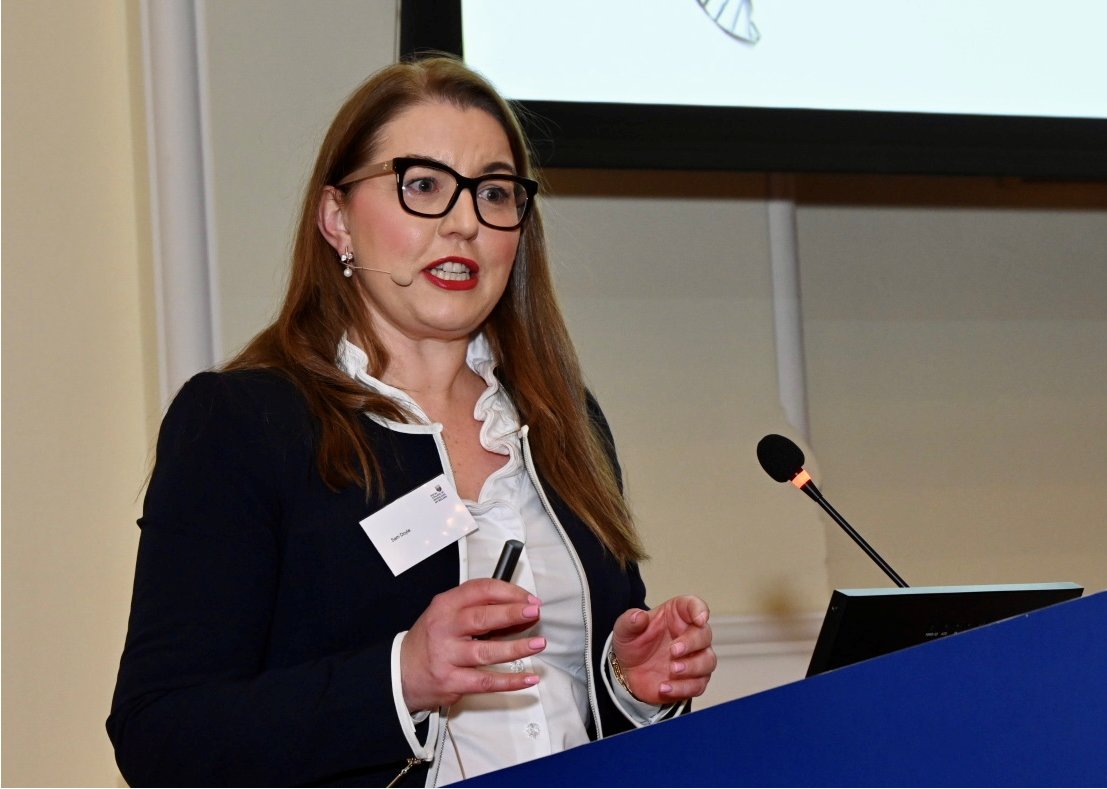 @DrSamDoyle, Consultant Clinical and Biochemical Geneticist with a special interest in Perinatal Genetics and Genomics, speaking about Pre-Implantation Genetic Testing: Considerations of a Clinical Geneticist at the #IOGSpringConference2024