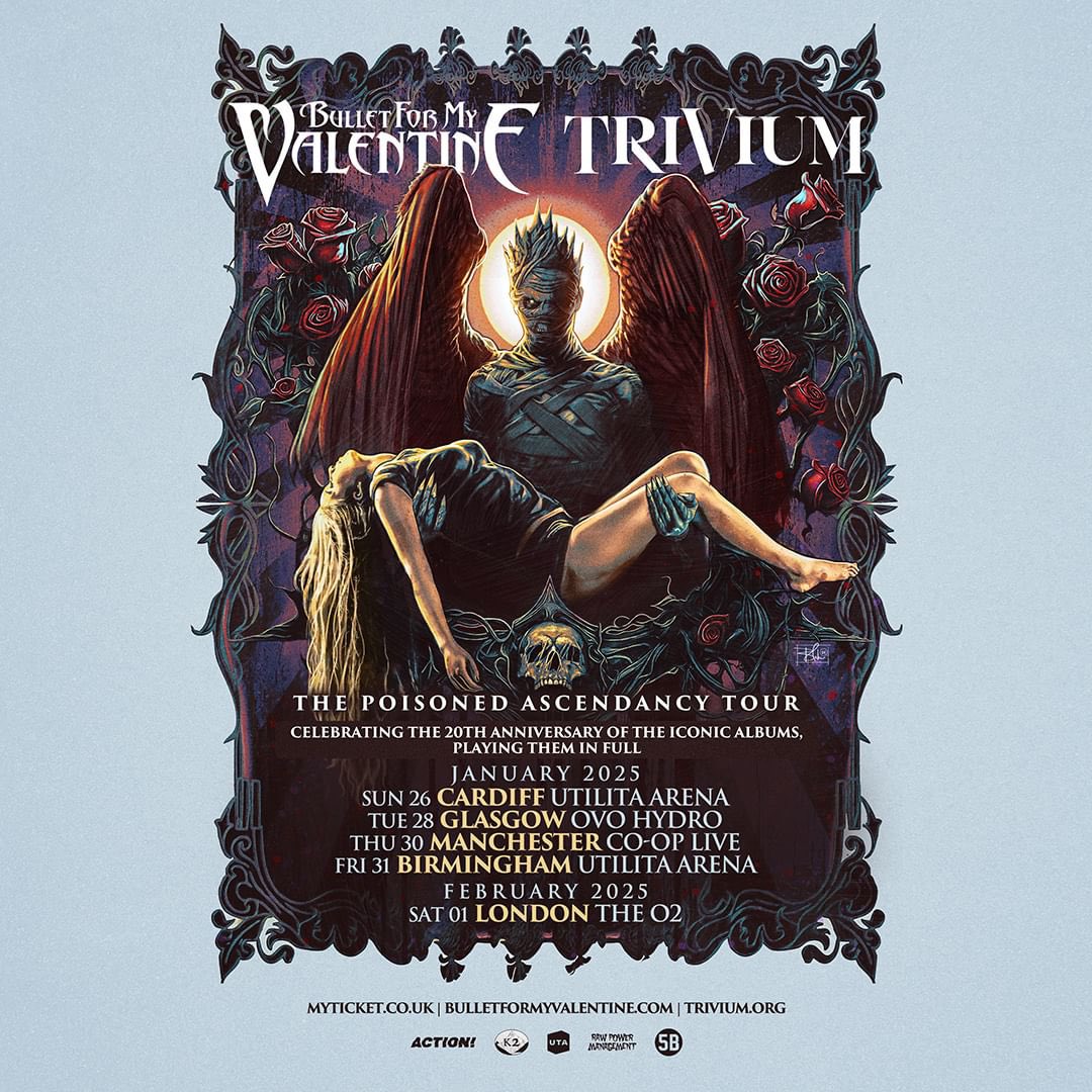 Tickets for The Poisoned Ascendancy Tour are on sale now. trivium.org/tour