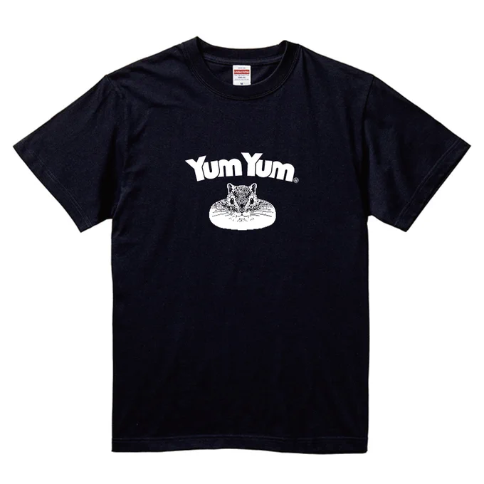 春夏に向けて『リス』がTシャツになりました。4月上旬頃のお届けになります。美味しいもの大好き!リスのTシャツ (受注商品・4月上旬頃発送予定) 