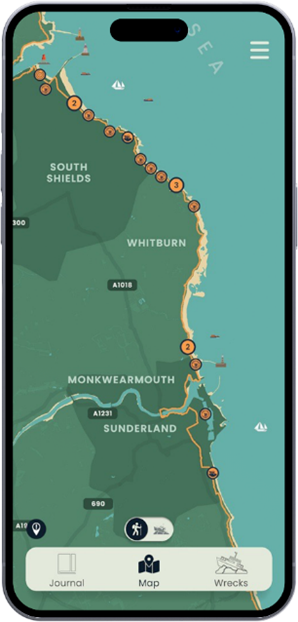 Great news! 

Our FREE SeaScapes Coastal App is now LIVE &amp; available on the AppStore.  

The app will ping at key locations along the coast &amp; provide interesting info on the place you're at  AND locations of ship wrecks will provide info on the hidden heritage beneath the waves.